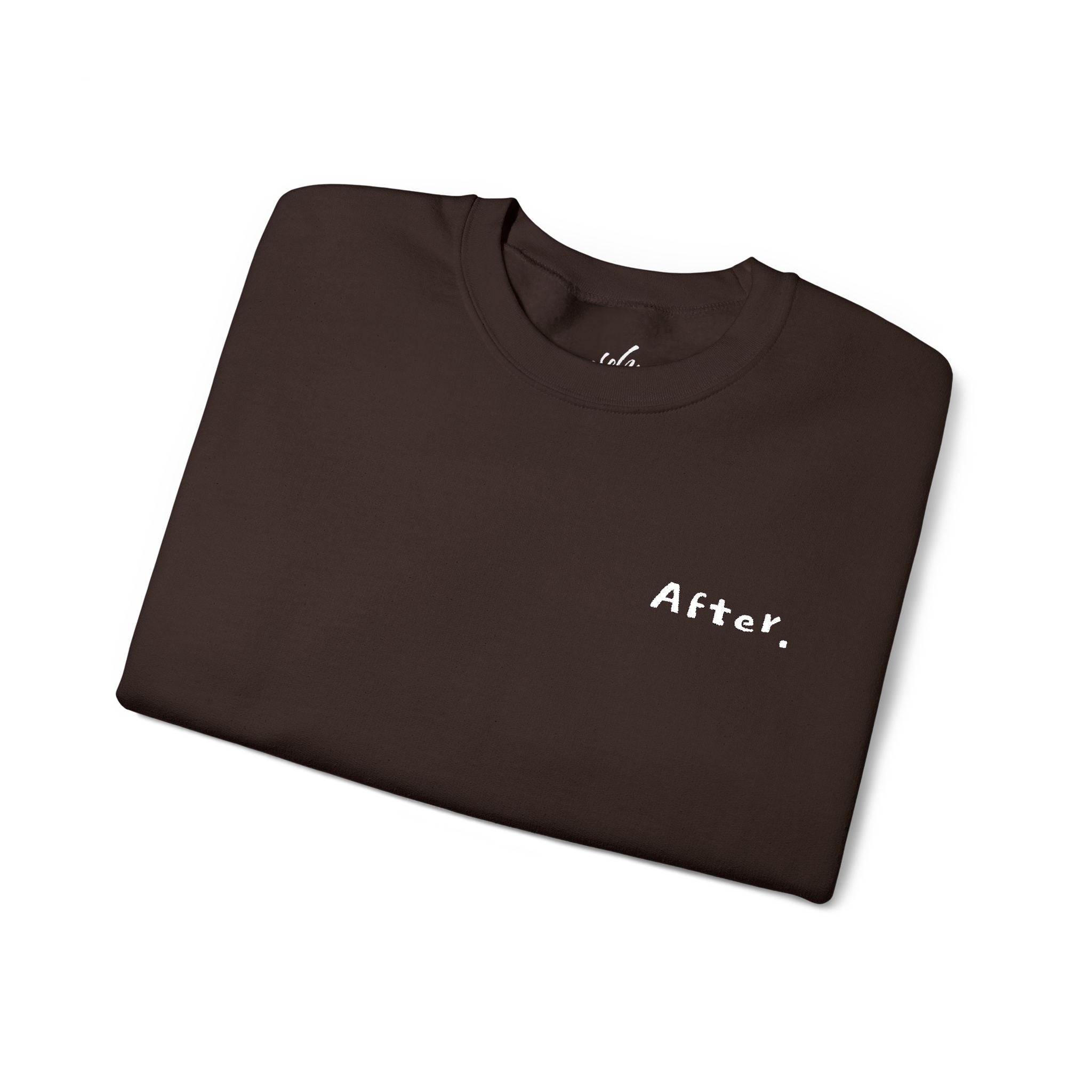 After, Minimal Crewneck Sweatshirt