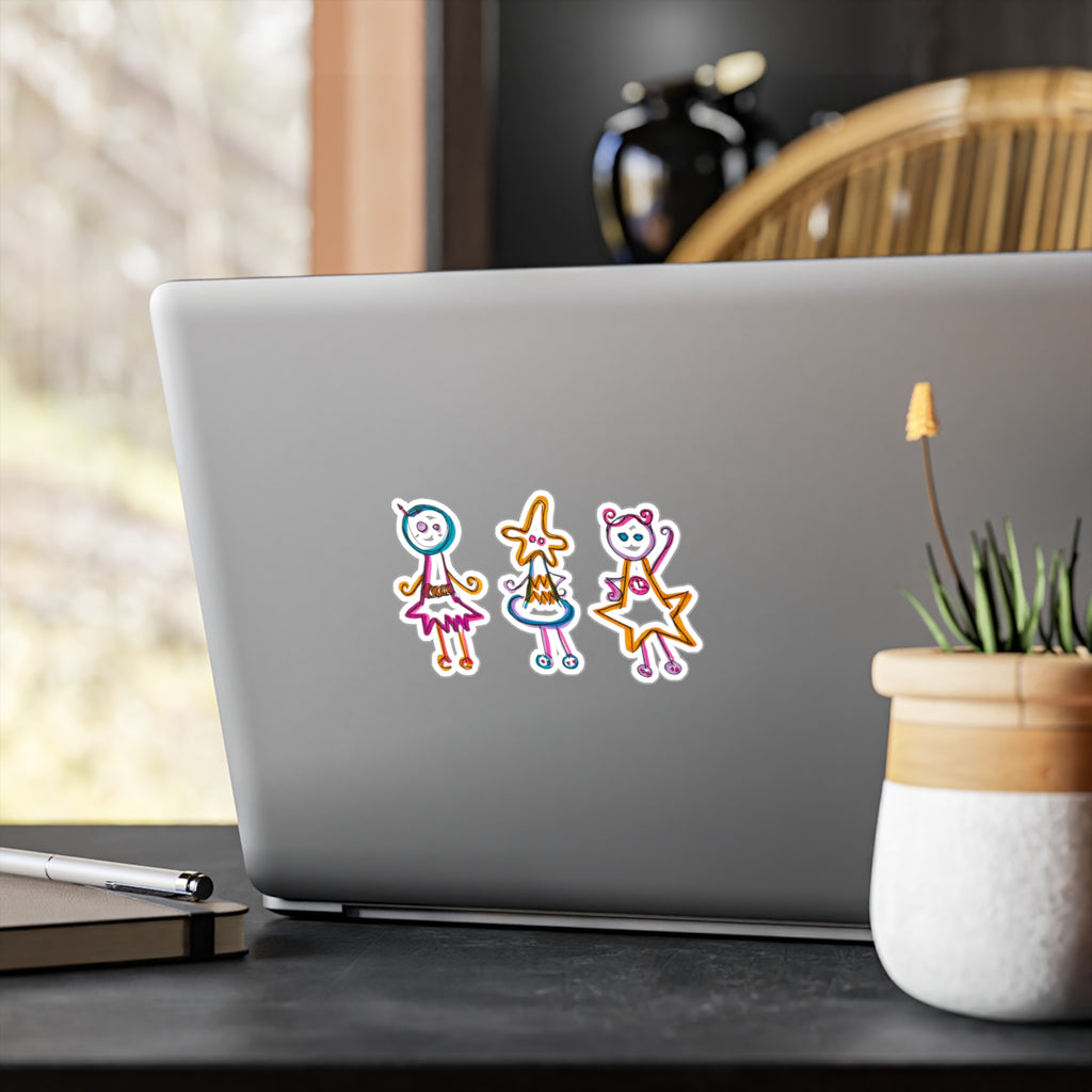 Earth Angels Kiss-Cut Sticker/Vinyl Decal