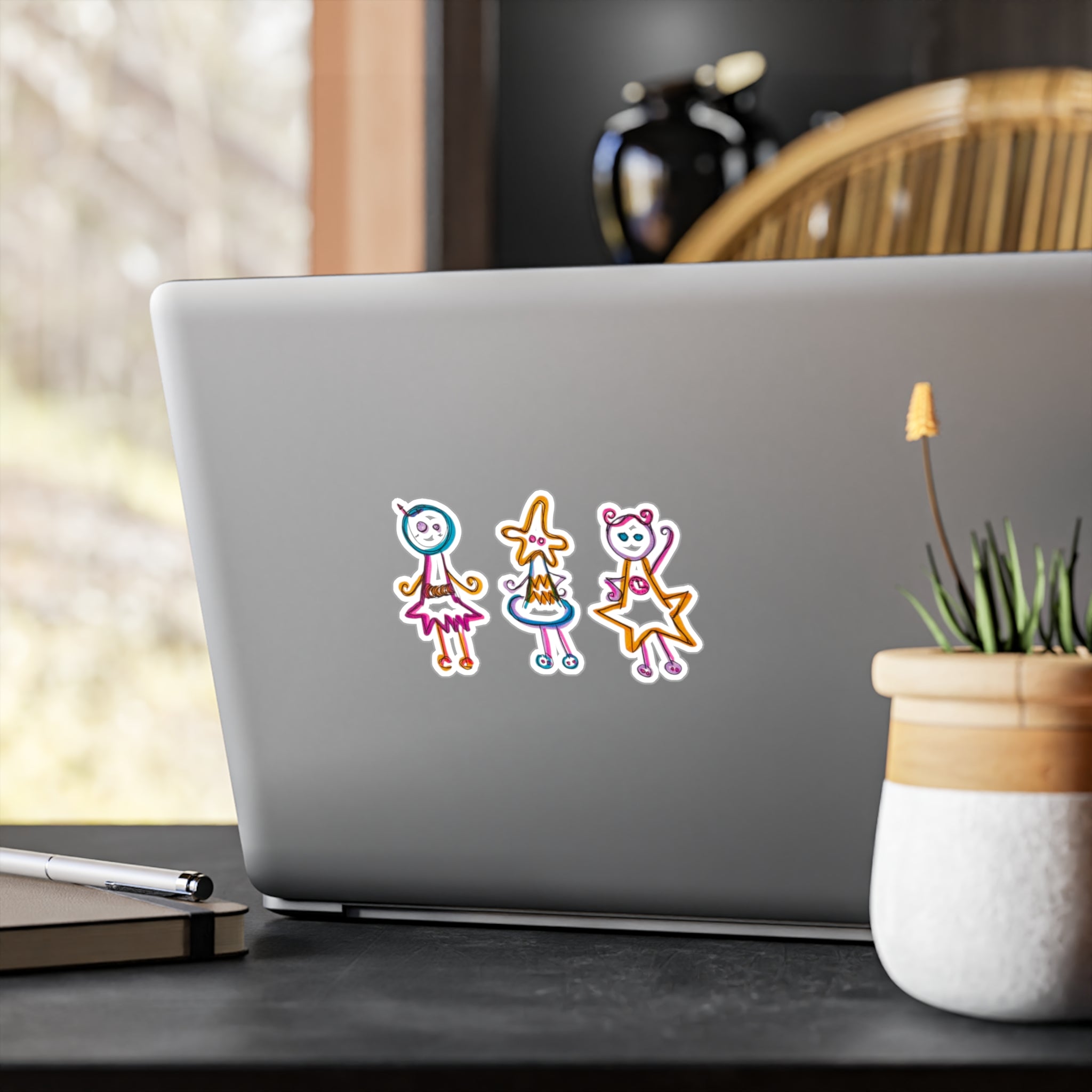 Earth Angels Kiss-Cut Sticker/Vinyl Decal