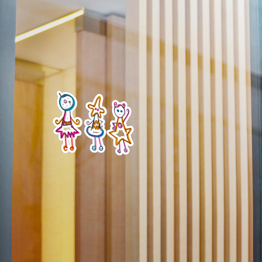 Earth Angels Kiss-Cut Sticker/Vinyl Decal
