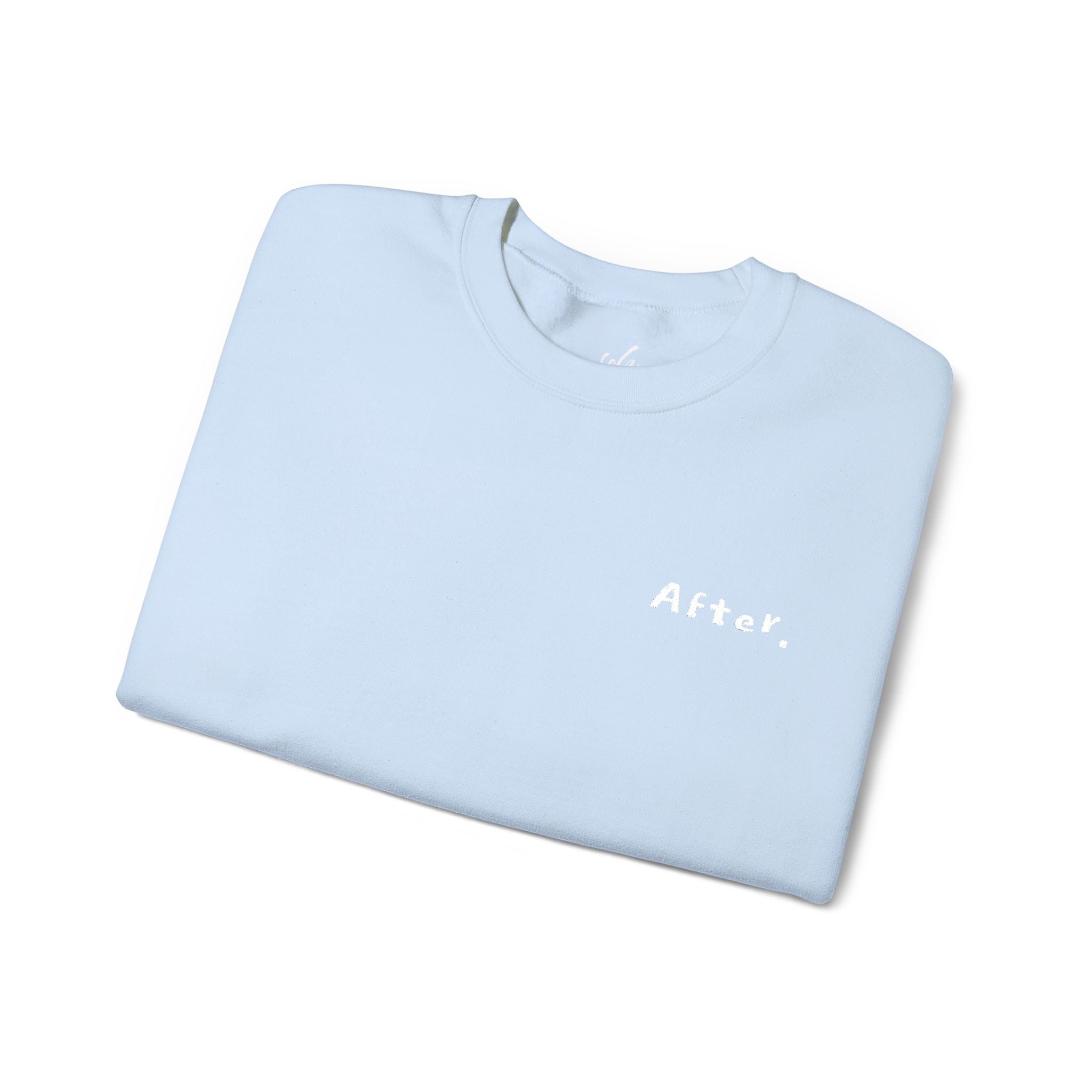 After, Minimal Crewneck Sweatshirt