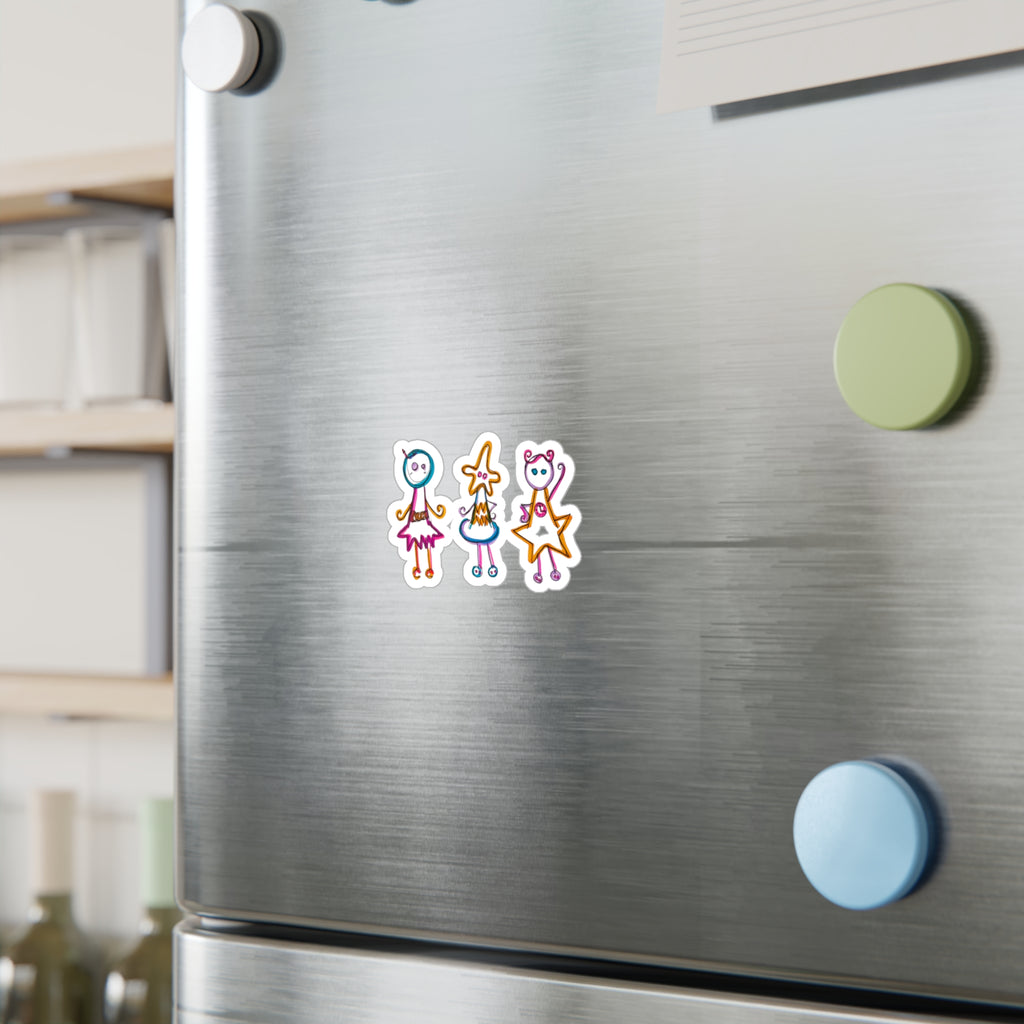 Earth Angels Kiss-Cut Sticker/Vinyl Decal