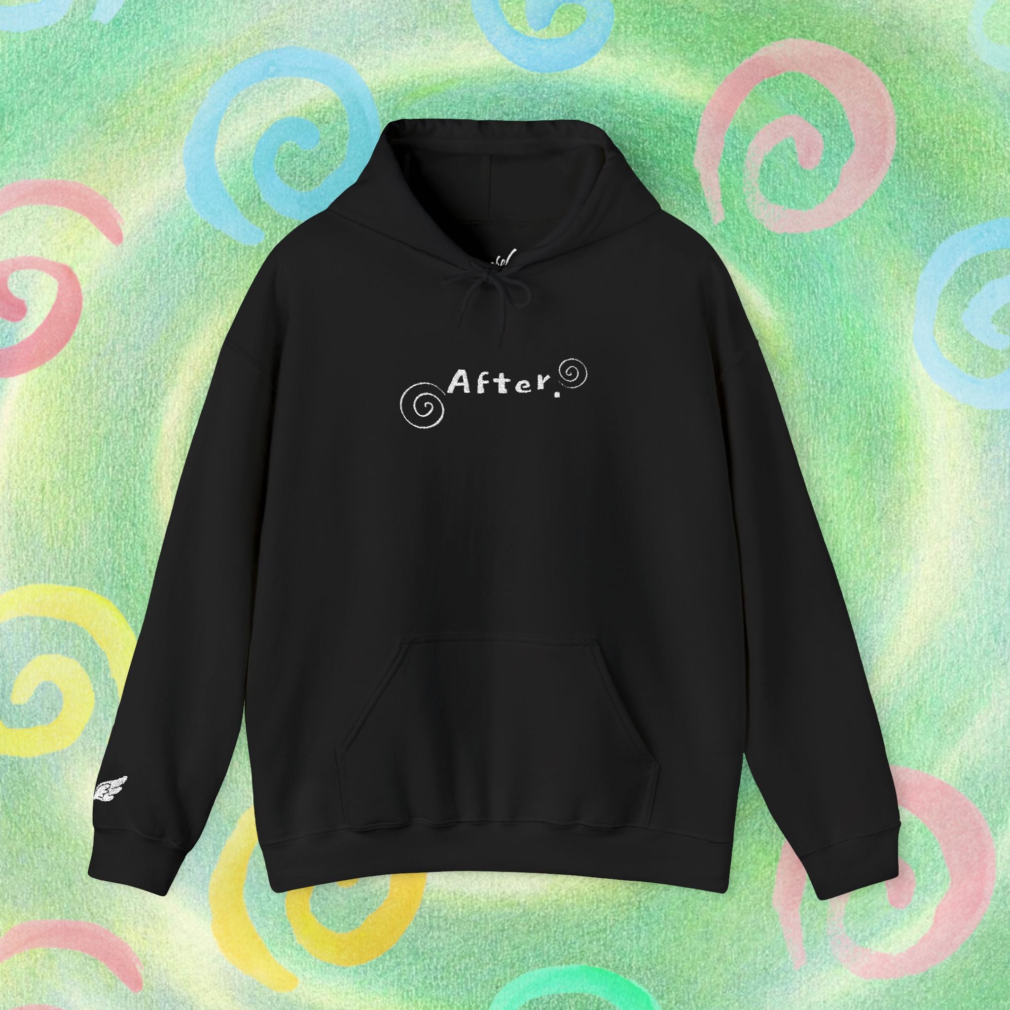 "After." The Original -- Embroidered Graphic Hoodie