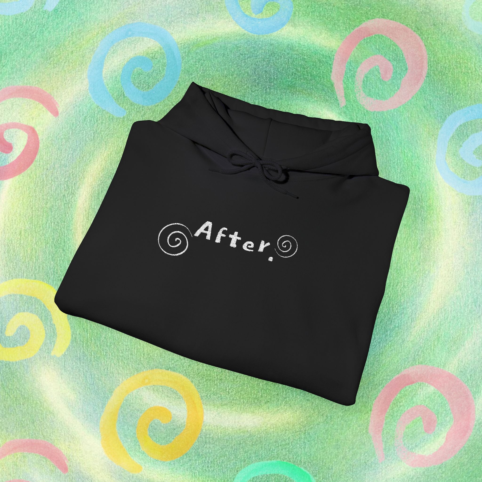 "After." The Original -- Embroidered Graphic Hoodie