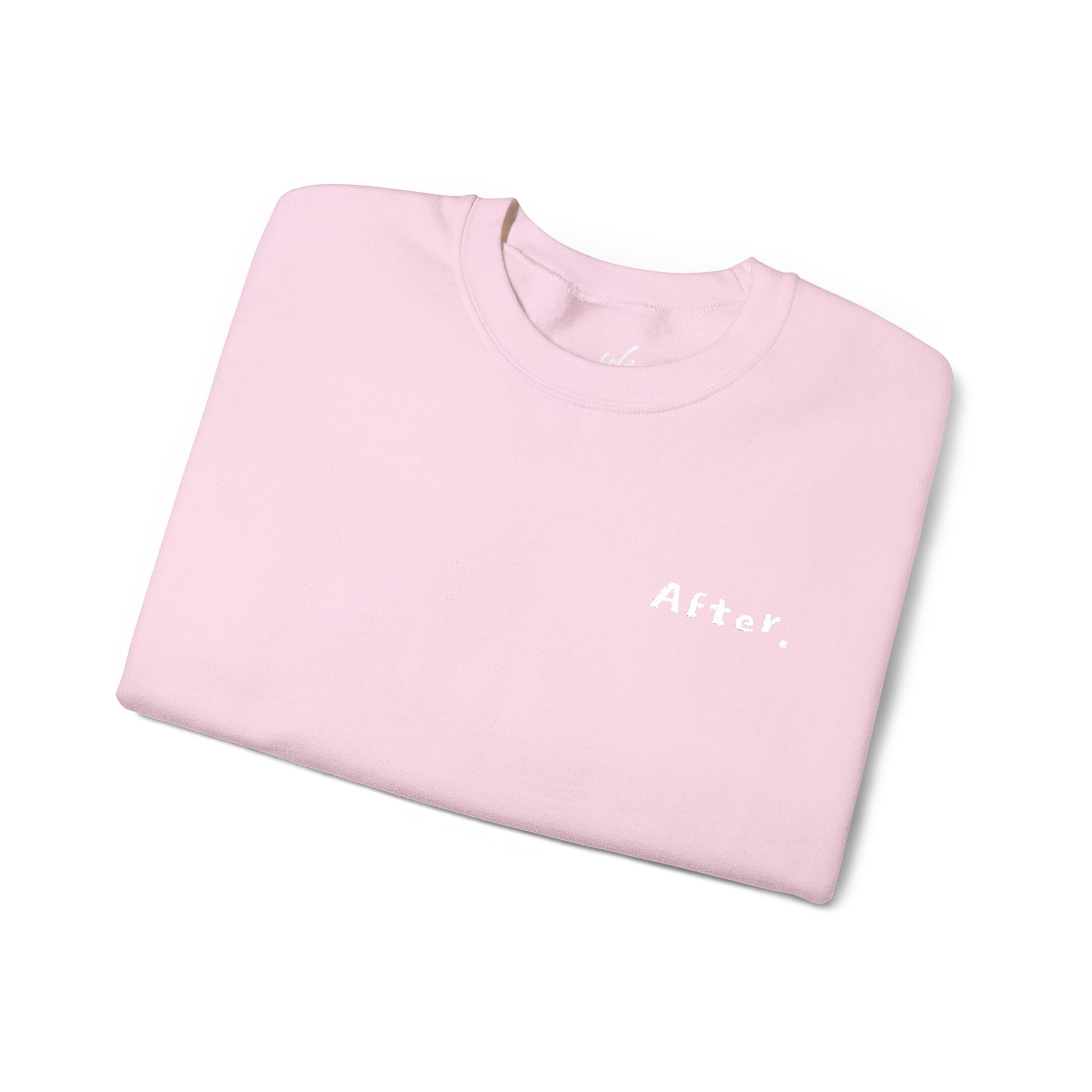 After, Minimal Crewneck Sweatshirt