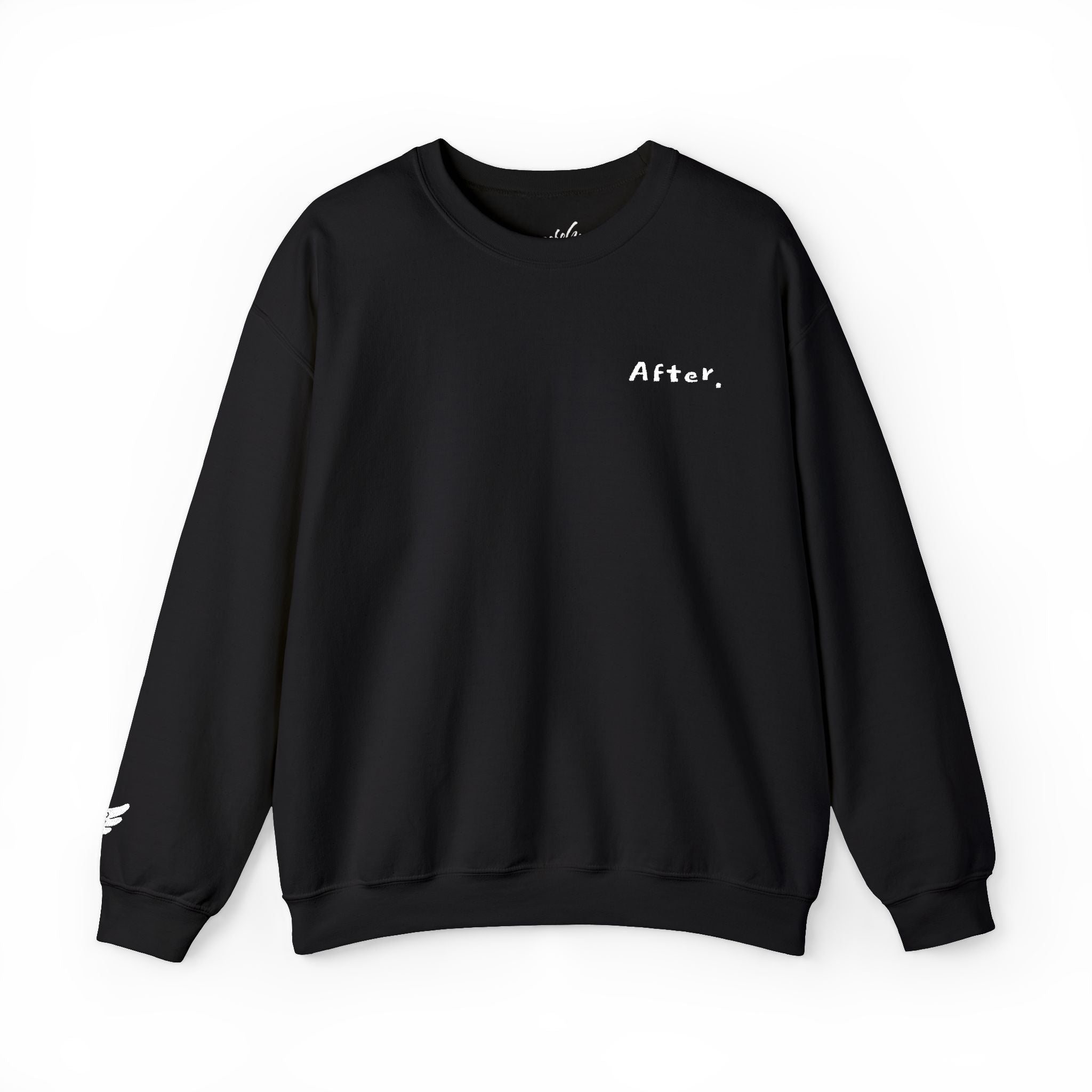 After, Minimal Crewneck Sweatshirt