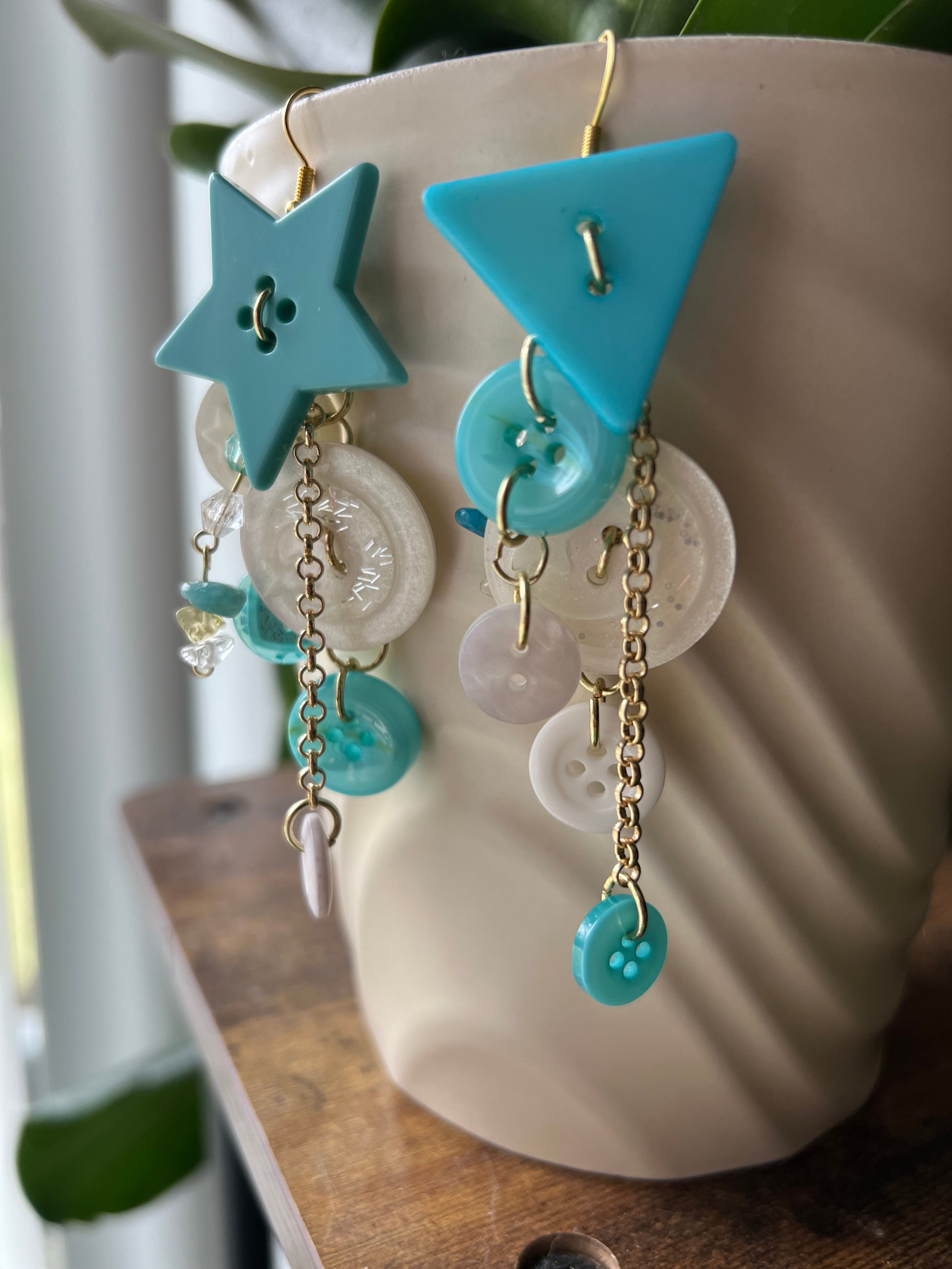 Retro Earth Angel Earrings