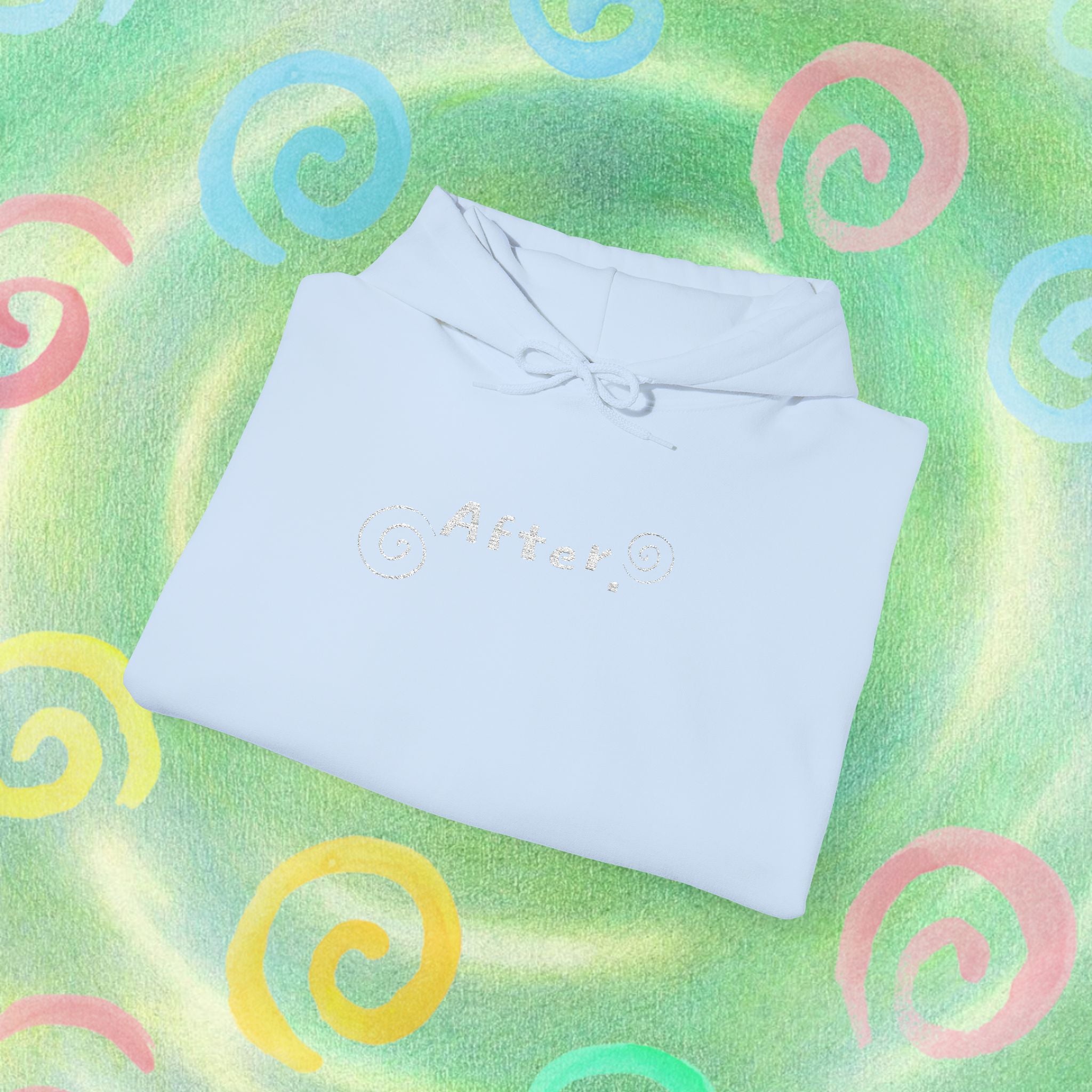 "After." The Original -- Embroidered Graphic Hoodie