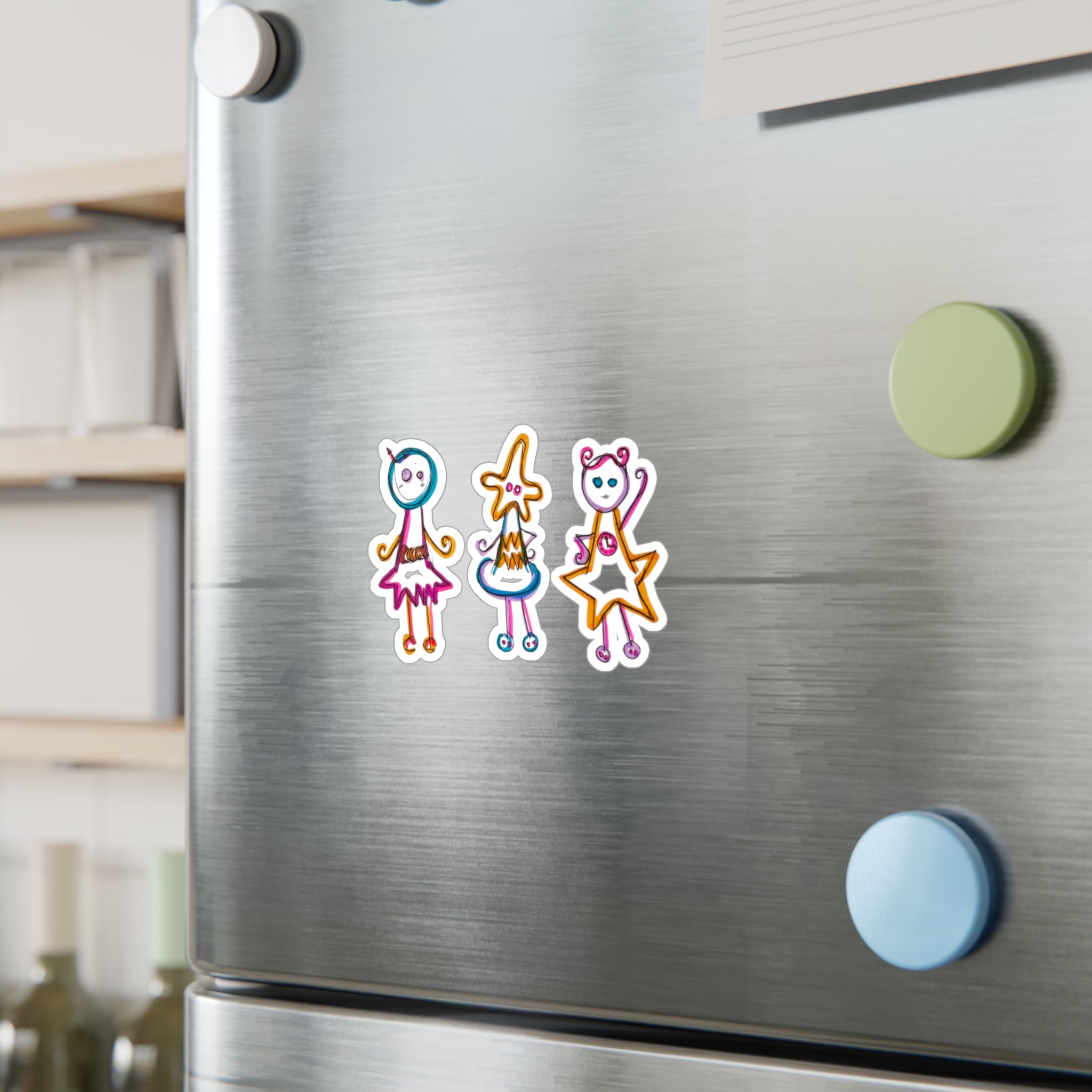 Earth Angels Kiss-Cut Sticker/Vinyl Decal