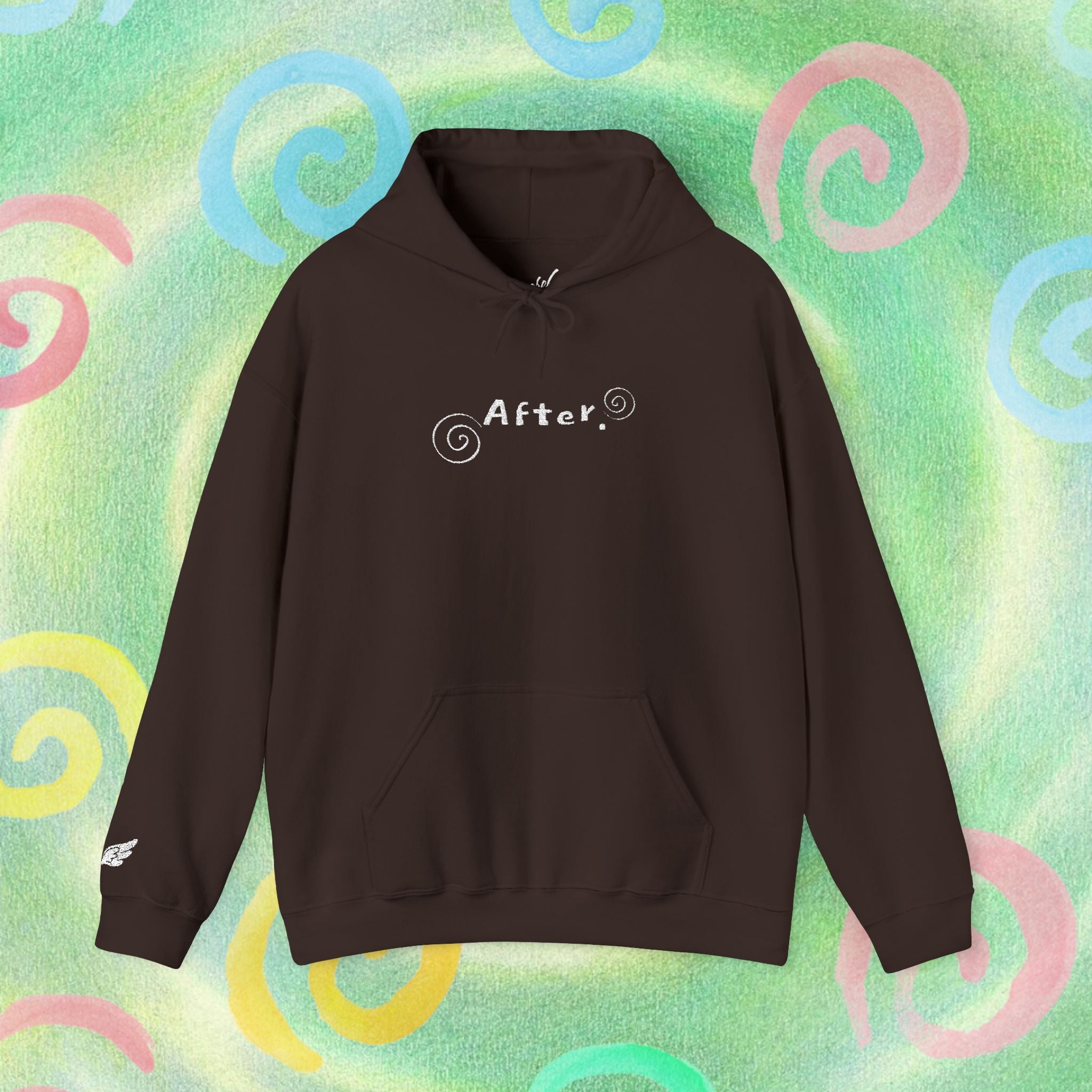 "After." The Original -- Embroidered Graphic Hoodie
