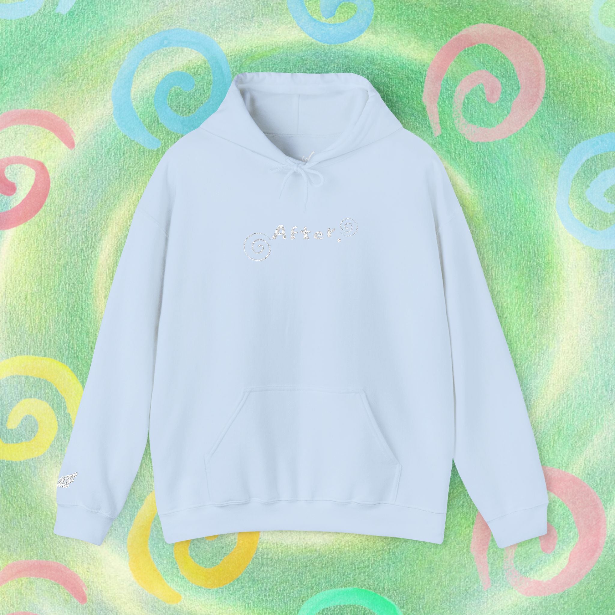 "After." The Original -- Embroidered Graphic Hoodie