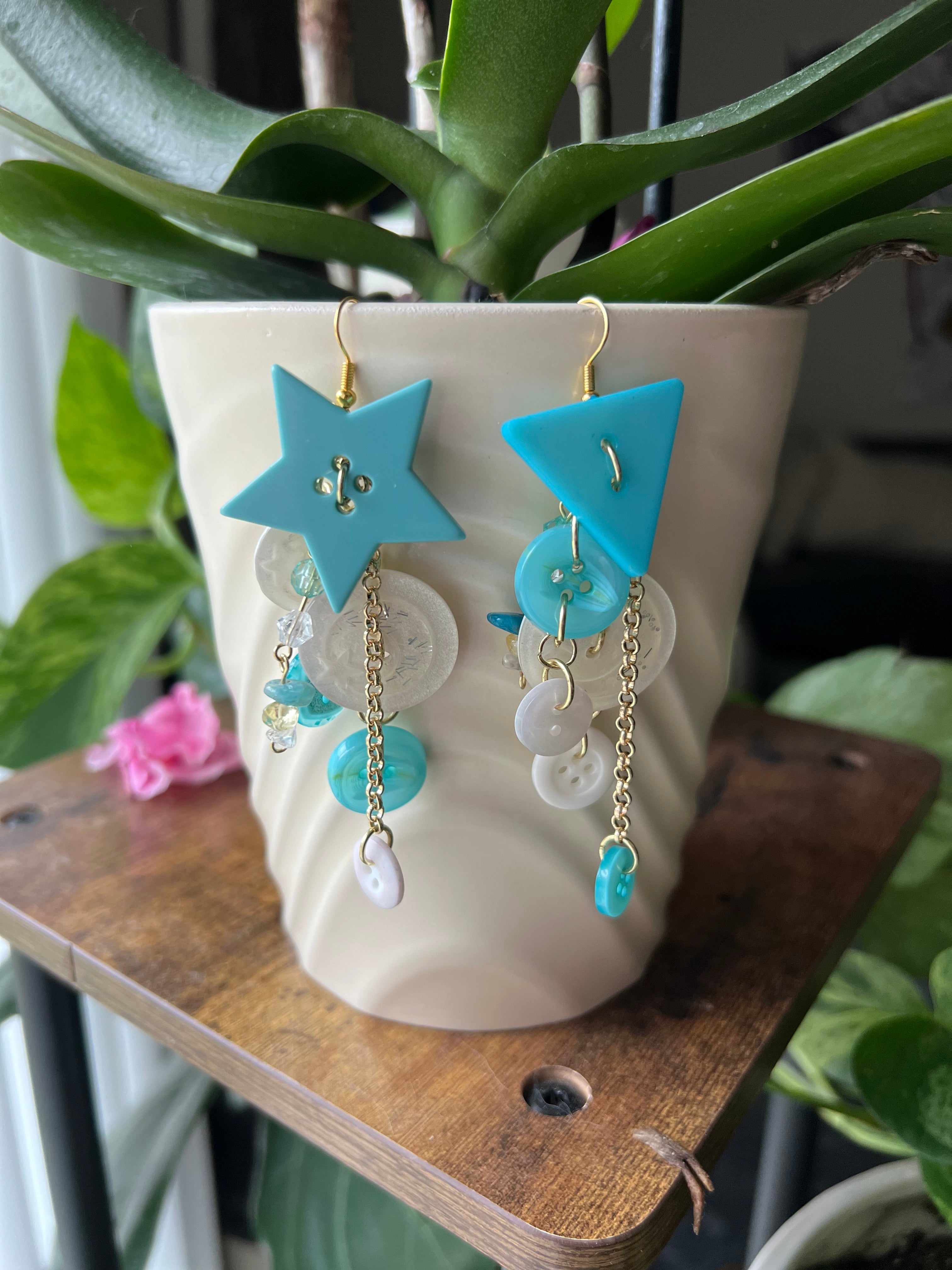 Retro Earth Angel Earrings